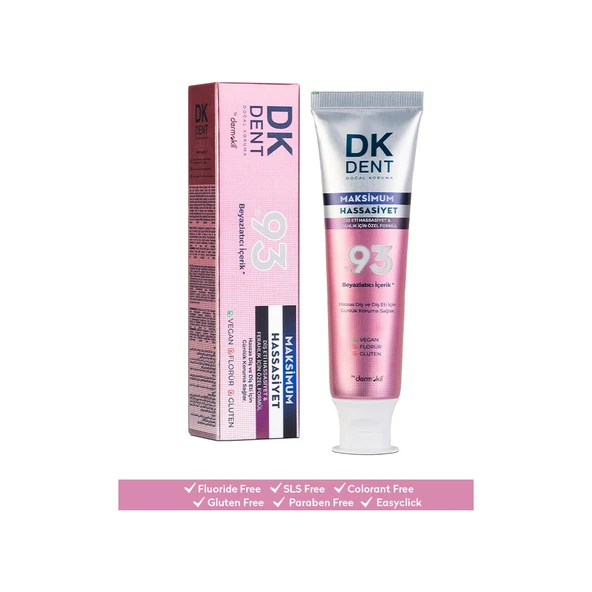 Dkdent %93 Maksimum Hassasiyet Diş Macunu 75 ml - Resim 2
