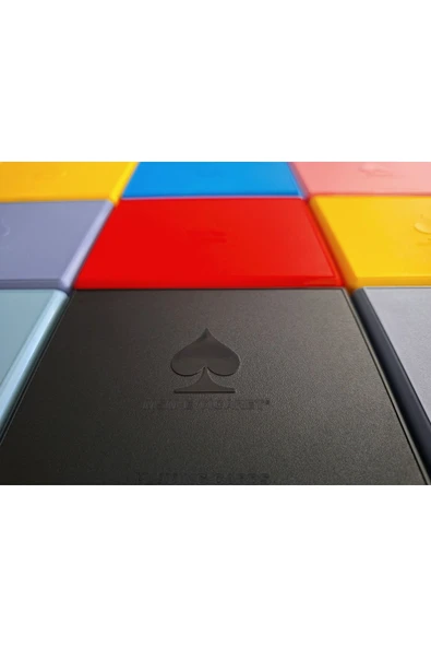 Kem Plastik Oyun Kağıdı Iskambil Kağıdı Çift Deste - Plastik Kutulu - Resim 2