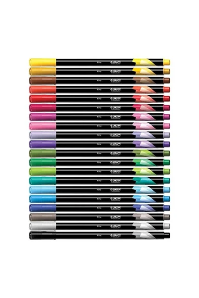 Bic Fineliner Keçeli Kalem 20'Li - Resim 3