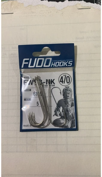 6100 WORM SSB NİKEL RENK UZUN  TIRNAKLI İĞNE NO:4/0 ürün görseli 1