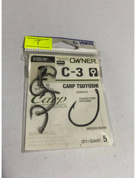 OWNER CARP TSUYOHI C-3  NO :2  OLTA İĞNESİ ürün görseli