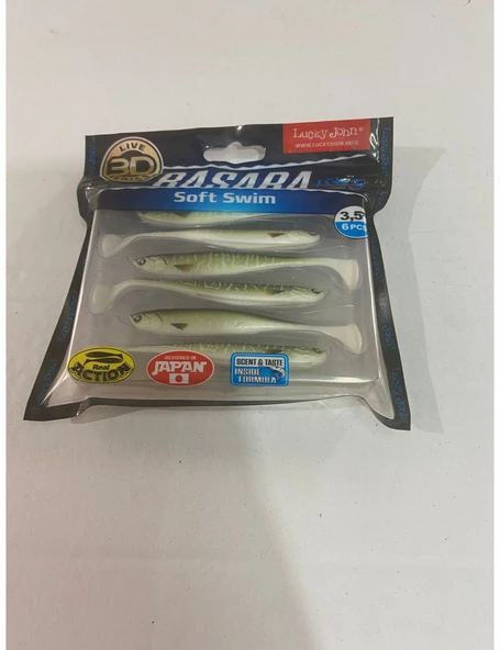 LUCKY JOHN BASARA SOFT SWİM  3.5''140403-PG11 SİLİKON YEM ürün görseli