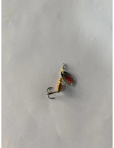 MEPPS AGLIA GÜMÜŞ ZEMİN, KIRMIZI NOKTA NO:1 OLTA KAŞIĞI ürün görseli