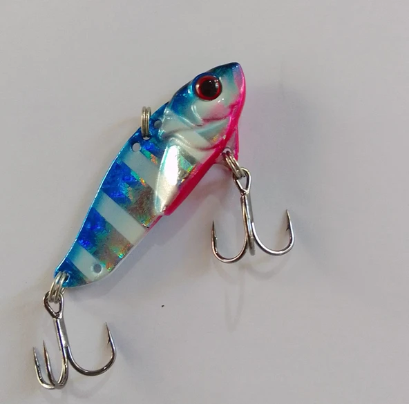 STRİKE PRO 4.5 CM VİBRASYON JİG YEM GLOW SIN50L (BLUE ZEBRA) - Resim 2