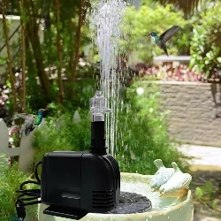 Süs Havuzu Motoru Sump Motor Şelale Motor 3 metre Yüksekliğe Su Yükseltebilir - Resim 8