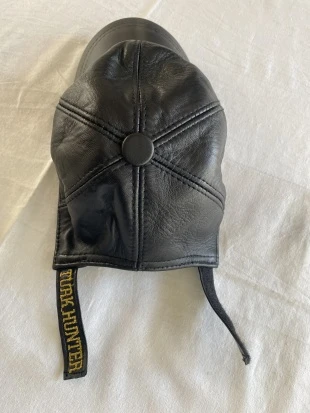 DERİ SİYAH GAGALI KASKETLİ SPOR ŞAPKA ürün görseli