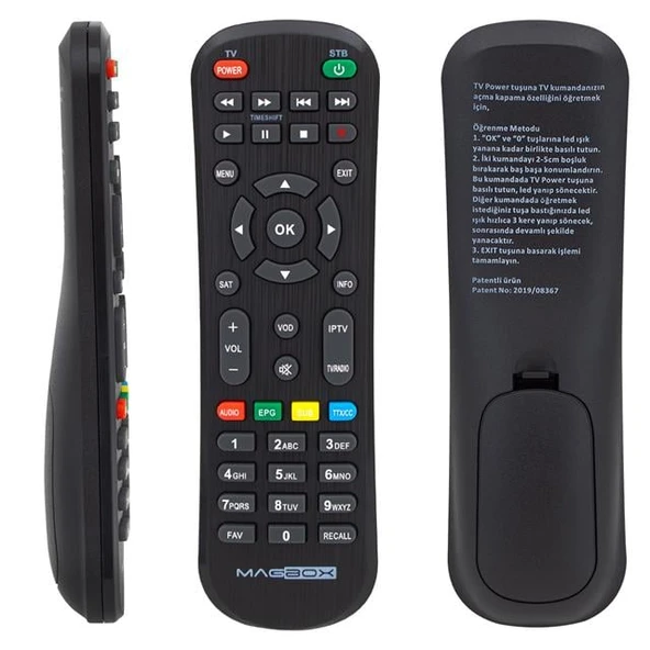 Magbox Marginal - Orbit - President Akıllı Tv Özellikli HD Uydu Alıcı Kumandası ürün görseli 1