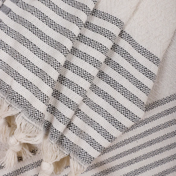 Buldan İşi Kaymaz Pamuklu 2'li Koltuk Örtüsü 170x210 Cm Kaliteli Koltuk Şalı Çekyat Kanepe Örtüsü (2 ADET) - Resim 5