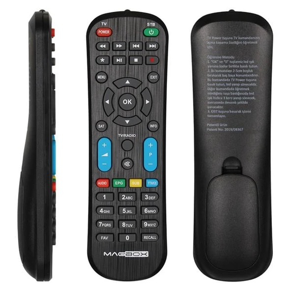 Magbox Ethernet - Magbox Wega IP TV Uydu Alıcısı Kumandası ürün görseli 1