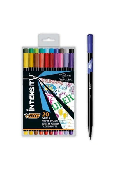 Bic Fineliner Keçeli Kalem 20'Li ürün görseli