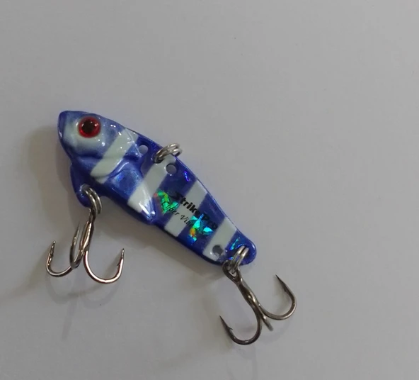 STRİKE PRO 3.5 CM VİBRASYON JİG YEM GLOW SIN48L (PURPLE ZEBRA) - Resim 3