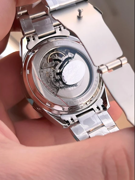 Daniel Klein Deri Kordon Otomatik Mekanizma Metap Ve Güneş Kadranlı Erkek Kol Saati+Bileklik 14013.1 - Resim 5