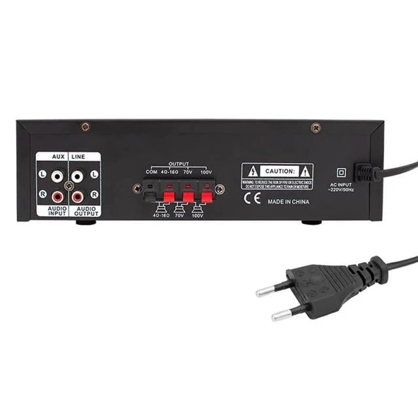 Magicvoice MV-510 50 Watt Usb-Sd-Bluetooth Girişli Hat Trafolu Ses Mixer - Resim 2