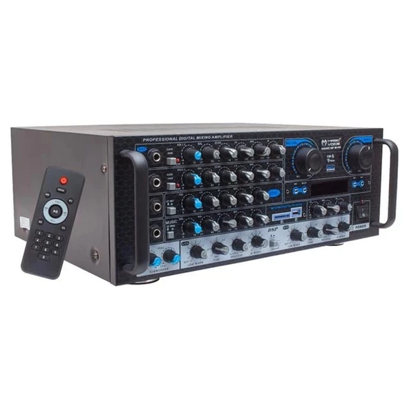 Magicvoice Mv-550 2x100 Watt Usb-Sd-Bluetooth- Balans Trafosuz Ses Mixer ürün görseli