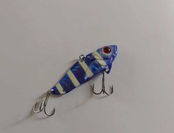 STRİKE PRO JG005D 5.5 CM VİBRASYON JİG YEM GLOW SIN48L (PURPLE ZEBRA) ürün görseli