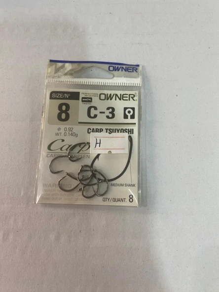 OWNER CARP TSUYOHI C-3  NO :8  OLTA İĞNESİ ürün görseli
