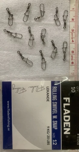 FLADEN ROLLING SWIVEL SNAP NO:12 #152208 HIZLI DEĞİŞİM KLİPSİ ürün görseli