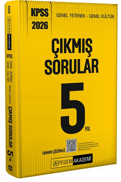 Pegem 2026 KPSS Çıkmış Sorular Son 5 Yıl ürün görseli 1