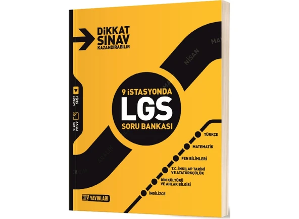 8. Sınıf 9 İstasyonda Lgs Soru Bankası ürün görseli
