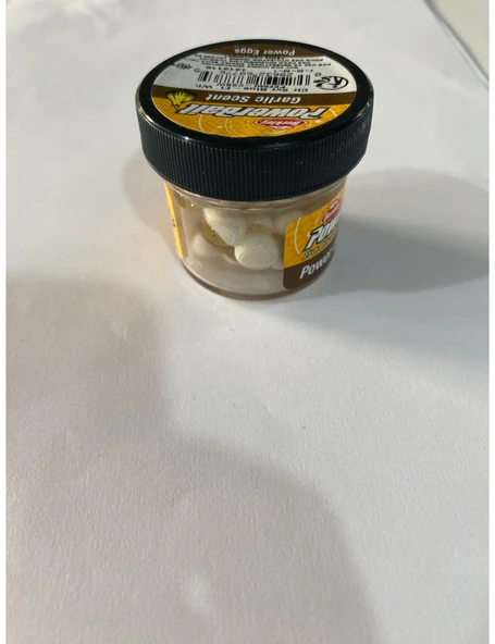 BERKLEY POWERBAİT  GARLİC SCENT WHİTE POWER EGGS ALABALIK YEMİ( BEYAZ 68776) - Resim 2