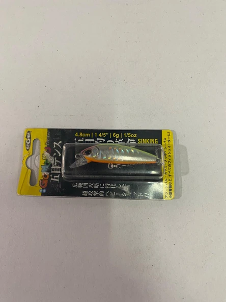 STORM  GOMOKU DENSE  GD48HPHC 4.8cm HOLD PİNK HEAD CHARTREUSE SAHTE BALIK YEM - Resim 2