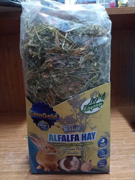 Eurogold Kemirgenler Için Kuru Yonca 300 Gram+Atomix Kemirgen Kraker 3 Adet 250 Gram ürün görseli