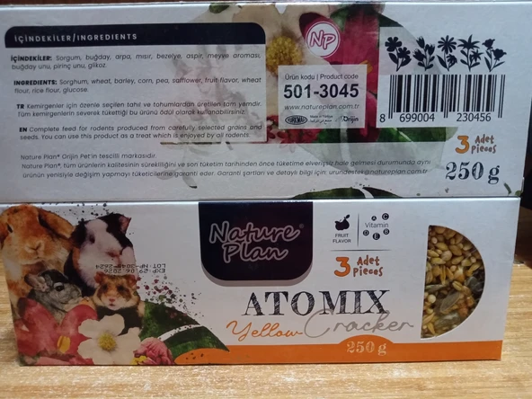 Eurogold Kemirgenler Için Kuru Yonca 300 Gram+Atomix Kemirgen Kraker 3 Adet 250 Gram - Resim 3