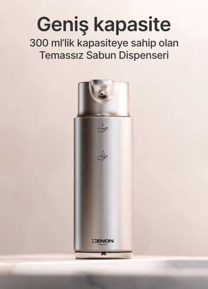Xenon Smart Temassız Sabun Dispenseri Gri X6840_M0 - Resim 3