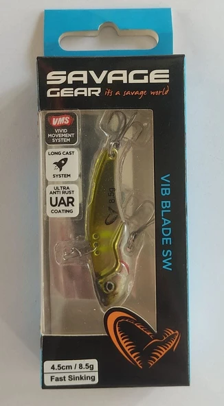 SAVAGE GEAR 3D VIB BLADE 4.5 CM ,8.5 GR MIRROR AYU  BALIK YEM VİBRASYON 73576 ürün görseli
