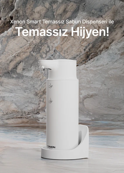 Xenon Smart Temassız Sabun Dispenseri Beyaz X6840_M1 - Resim 3