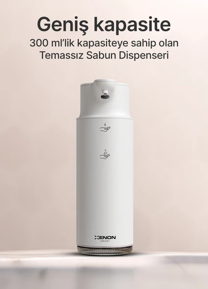 Xenon Smart Temassız Sabun Dispenseri Beyaz X6840_M1 - Resim 2