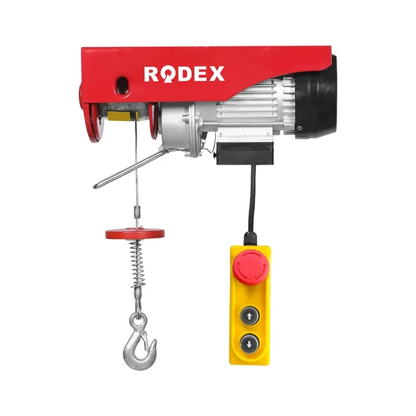 Rodex Elektrikli Vinç 1800W 1200kg 20 Metre Halat ürün görseli