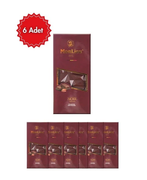 MonLieu Premium Bitter Çikolata 6'lı Avantaj Paketi ürün görseli 1