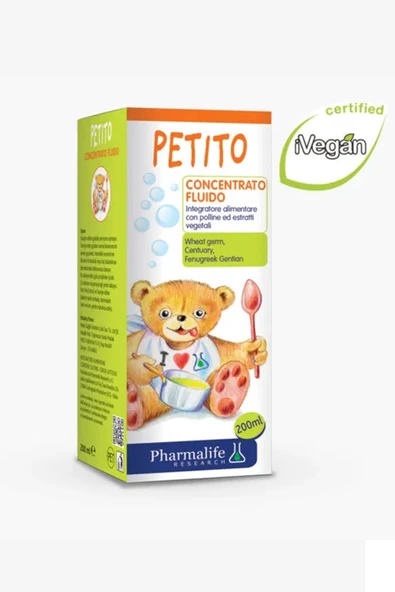 Pharmalife Petito Bitki Ekstreleri İçeren Sıvı Takviye Edici Gıda 200 ml ürün görseli 1