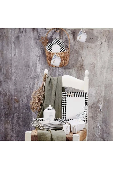 A8573 LİNK Kare 28prç Kahvaltı Takımı - Resim 2