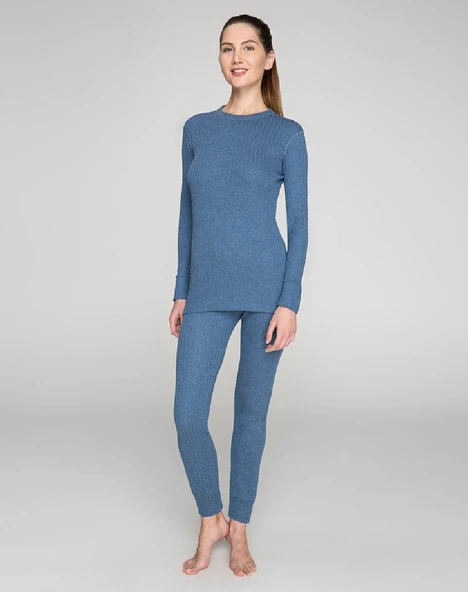 Thermoform Soft Termal Alt ve Üst İçlik Set Lacivert - Resim 6