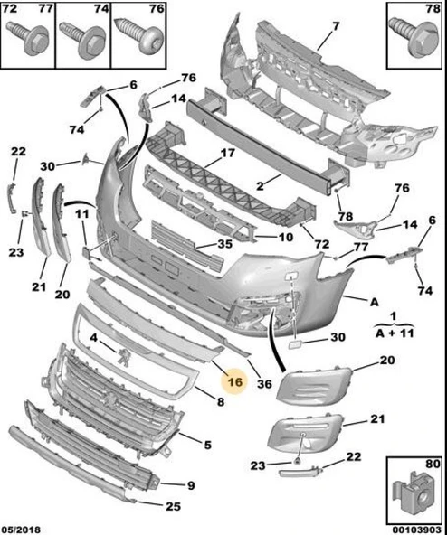 Psa On Panjur Ust Plastıgı Partner Tepe III 2017> - İthal 1613573680 ürün görseli