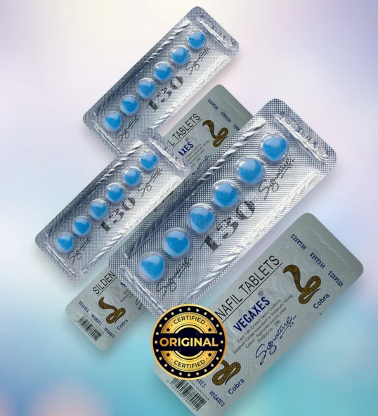 Orjinal Mavi Cobra 130MG 6'lı x 3 Dizi Kobra vücut geliştirme takviye ve enerji takviyesi Tablet ürün görseli