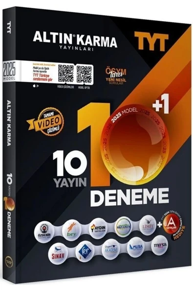 Altın Karma 2025 TYT 10+1 Karma Deneme ürün görseli