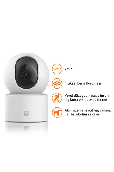 Xiaomi Smart Camera C201 Full HD 1080p Akıllı Güvenlik Kamerası (Xiaomi Türkiye Garantili) ürün görseli