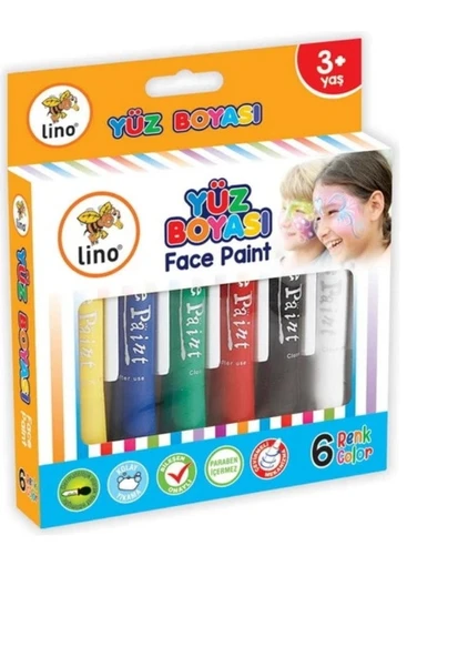 Lino Yüz Boyası 6 Lı LN-901 çevirmeli ürün görseli 1