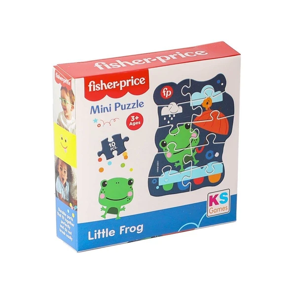 KS 13423 Fisher Price Mini Puzzle Kurbağa ürün görseli 1