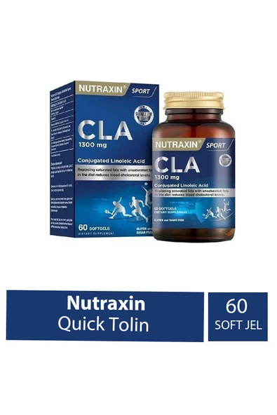 Nutraxin Quick-Slim CLA Tonalin 60 Kapsül ürün görseli 1