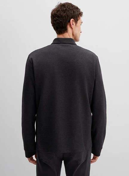 Mavi 0613041-80024 Uzun Kollu İnterlok Tişört Erkek T-Shirt - Resim 6