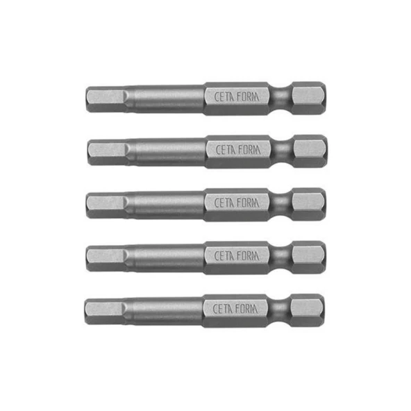 CETA FORM CB/1925 Çelik Bits Alyan Uç Seti 2.5mm x 50mm  5'li Paket ürün görseli