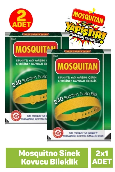 Mosquitno Sinek Kovucu Bileklik 2 Adet ürün görseli 1