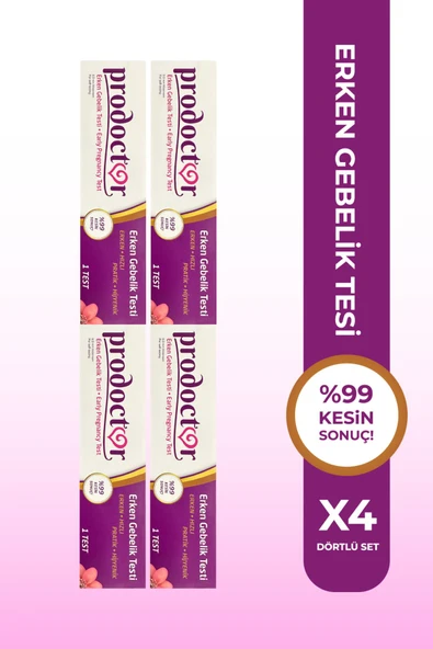 Prodoctor Erken Gebelik Testi 4 Adet ürün görseli 1