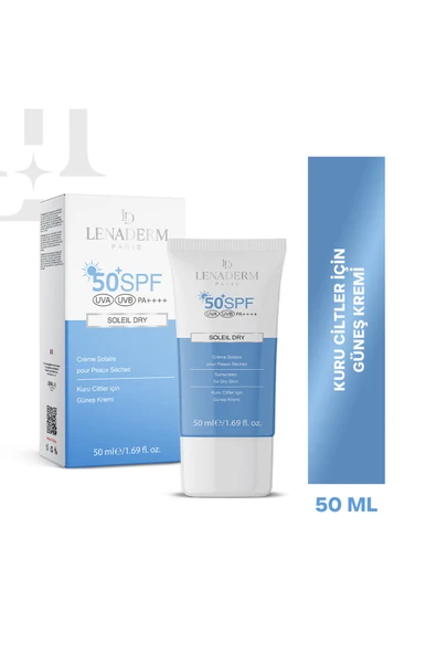 Lenaderm Soleil Dry Güneş Kremi 50 ml ürün görseli 1
