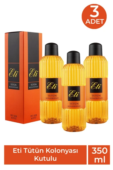 Eti Tütün Kolonyası 350 ml 3 Adet ürün görseli 1