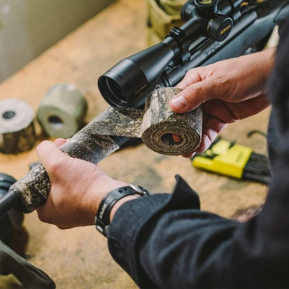 MCNETT CAMO FORM SNOW KAMUFLAJ BANT - Resim 6